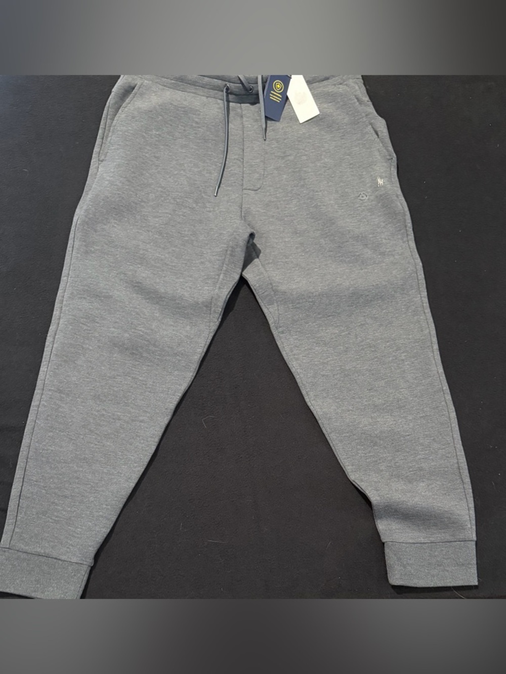 POLO RALPH LAUREN Double Knit Grey Jogger Sweatpants Mens XL